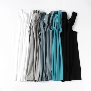High Quality Low OEM MOQ 100% Cotton Solid Color Undershirts Oversized <b>White</b> <b>Tank</b> <b>Top</b> <b>Men's</b> <b>Tank</b> <b>Tops</b> - Product Image 3