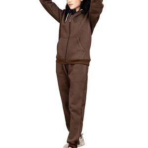 Conjuntos Deportivos de Felpa para Mujer, Tallas Grandes, Manga Larga, Personalizados, Conjunto de 2 Piezas - Product Image 4