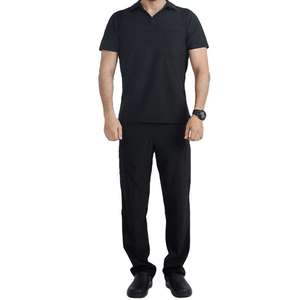 Uniforme de hospital para hombre al por mayor, uniformes médicos de enfermera elegantes, uniformes de hospital suaves y elásticos, ropa personalizada y transpirable - Product Image 2