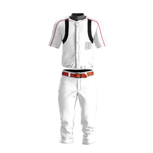 Fabricant de pantalons de baseball avec passepoil personnalisés commande en gros uniforme d'équipe de haute qualité durable pour jeunes et adultes - Product Image 1