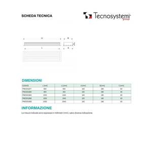 ตัวกระจายลมแบบเส้นตรง Tecnosystemi รุ่น Retractable พร้อมแผ่นปรับทิศทางลม 4 ช่อง ทำจากอะลูมิเนียม - Product Image 4