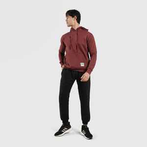 Sudadera con capucha de gran tamaño para hombre de alta calidad, forro polar informal de poliéster de invierno con detalle bordado, Sudadera con capucha en blanco barata del fabricante - Product Image 4