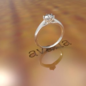 แหวนอะวาต้าคุณภาพสูงใน0.80กะรัตแหวนหมั้นเพชรเม็ดเดี่ยวที่สวยงามเครื่องประดับชั้นดีสำหรับผู้หญิงและผู้หญิง - Product Image 4