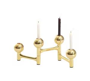 Bougeoir élégant en métal pour la décoration intérieure moderne Salon Table à manger Styling Accent Lighting Holder - Product Image 5