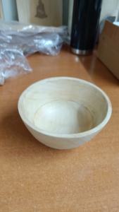 Décorations de bol en bois modernes artisanales avec technique polie-cadeau de mariage pour la décoration de la maison - Product Image 2