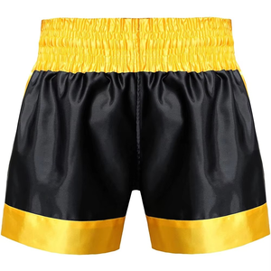 Short de boxe MMA à taille élastique personnalisable Short de combat Muay Thai & Wrestling avec logo en polyester à séchage rapide - Product Image 6