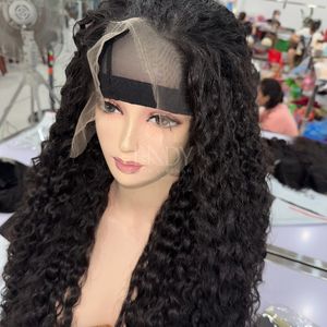Perruques de couleur naturelle bouclées noires de haute qualité de cheveux humains vietnamiens vrais cheveux humains 2025 - Product Image 4