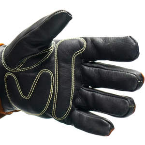 Wholesale Safety Leather Welding <b>Gloves</b> for Warehouse Breathable <b>Mesh</b> Back Leather <b>Gloves</b> For Men's Daily - Product Image 5