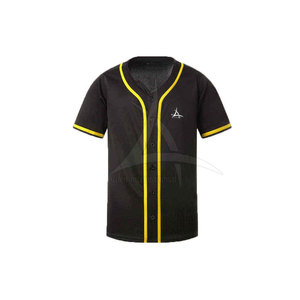 ชุดเครื่องแบบเสื้อเบสบอลผ้าโพลีเอสเตอร์100% ทีมระบายอากาศได้ดี - Product Image 2