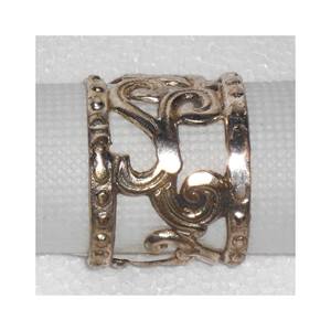 Accessoires de cuisine design élégant ronds de serviette couleur argent rond de serviette en métal de la meilleure qualité dernière arrivée pour restaurant - Product Image 3