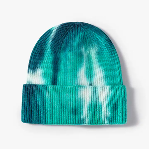 Custom Design <b>Silk</b> <b>Lined</b> Winter Knitted Tie and Dye <b>Hats</b> Beanie Manufacture Satin <b>Lined</b> Knit Beanie <b>Hat</b> Custom Logo Beanie Cap - Product Image 2