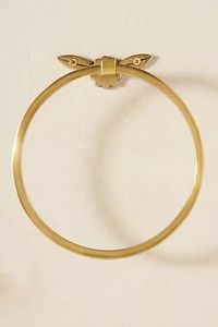 Support mural de porte-serviettes en métal plaqué or de qualité de luxe pour la maison hôtel villa salle de bain et cuisine utilisation suspendue - Product Image 2