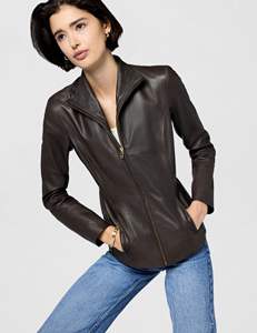 Chaquetas de Invierno de Piel de Oveja Genuina para Mujer, Chaqueta de Cuero de Moda, Chaqueta de Cuero Transpirable de Lona para Mujer, Gran Venta de Invierno - Product Image 6