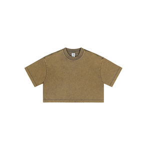 Camisetas cortas de secado rápido para mujer de alta calidad personalizadas al por mayor, moda de verano bordada, ropa de entrenamiento para correr comprimida - Product Image 3