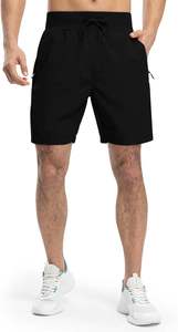 กางเกงขาสั้นระบายอากาศได้ดีสำหรับผู้ชายกางเกงขาสั้นออกกำลังกายออกกำลังกายแบบลำลองดีไซน์ใหม่มีกระเป๋าเอวยางยืด - Product Image 2