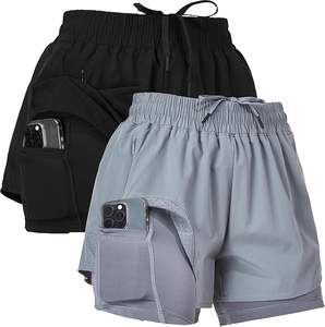 Pantalones Cortos Deportivos de Compresión para Hombre, de Spandex, para Gimnasio, Entrenamiento, Correr, Secado Rápido, Unisex, Estilo Ni_ke - Product Image 1