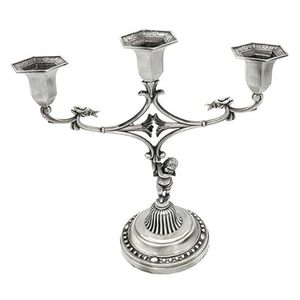 Candelabra Decoration Metal <b>Candle</b> <b>Holder</b> for <b>Dinner</b> Table 3-<b>Candle</b> - Product Image 1