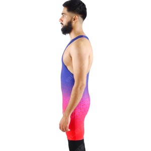 Wholesale High Quality Custom Logo Heat-Transfer Plus Size Breathable Youth Wrestling <b>Singlets</b> and <b>Mens</b> Wrestling Tights - Product Image 3