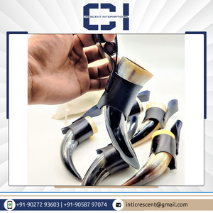 100% naturel fabriqué à la main Viking corne à boire économique poli corne de bière inde origine vente directe de revendeur - Product Image 4