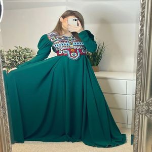 MOQ bajo por encargo mujeres Color Rosa vestidos afganos hechos a mano en tarifa al por mayor nueva última llegada 2025 - Product Image 3