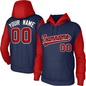 Sudaderas con capucha de béisbol sublimadas personalizadas Venta al por mayor Impresión digital Equipo Deportes Pullover Sudaderas con capucha para hombres Mujeres - Product Image 3