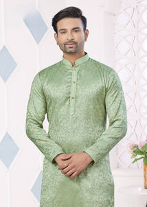 Outluk Added Kurta Pajama Collection Series Pintex Kurta Pyjama pour homme - Product Image 3