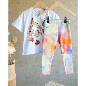 Abito pettinato bianco con motivo floreale ZARA