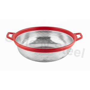Everyday Use Unique Design Kitchen Stainless Steel Wire Colander Eco-Friendly Pudding <b>Mesh</b> <b>Strainer</b> Sifter for Convenient Use - Product Image 5