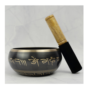 Antique fini rond guérison tibétain méditation chant bol sonore meilleure qualité pour Yoga thérapie Relaxation bol de prière - Product Image 4