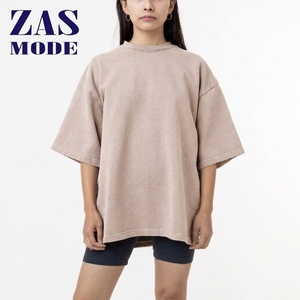 Vêtements coréens vintage personnalisés pour femmes, décontractés, avec logo imprimé, tricotés, 100% coton, col rond, manches courtes, coupe ample, été - Product Image 1