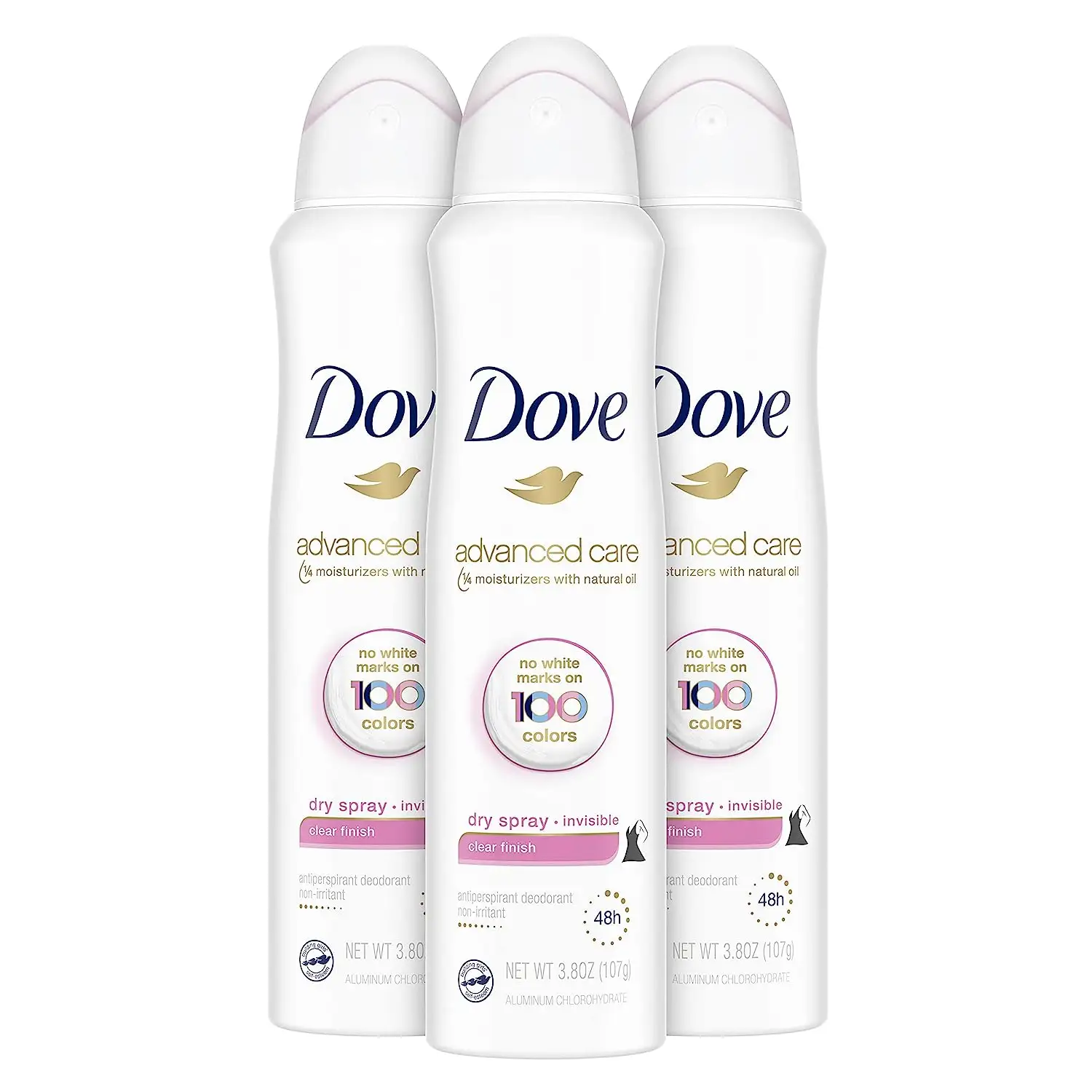 Vendita all'ingrosso Dove-deodorante antitraspirante Spray avanzato invisibile 48hr senza segni bianchi per le donne 3.8 oz