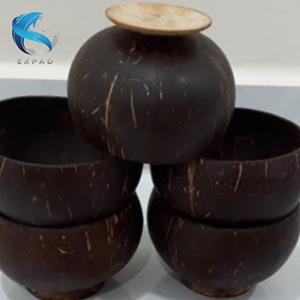 Juego de cuencos de madera de coco natural para el bienestar diario - Product Image 6