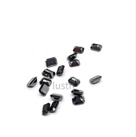 Diamant Noir Solitaire Facetté Naturel, Perle Libre pour Fabrication de Bijoux, Pierre Fantaisie Qualité AAA+, 3-4mm, 0.5-0.9 Carat, Vente en Gros