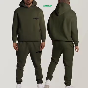 Haute qualité à la mode lavé à l'acide survêtement sweats à capuche survêtement ensemble nouveauté survêtement pour hommes personnalisé Street Wear 2 pièces - Product Image 2