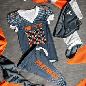 Vente en gros d'uniformes de football américain nouveau style personnalisés haut à séchage rapide avec sublimation de qualité unique - Product Image 2