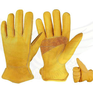 Guantes Largos de Protección para Manipulación de Mascotas de 18 Pulgadas, Resistentes a Mordeduras y Arañazos, de Cuero Vacuno, por GREEN SWIFT INDUSTRIES - Product Image 5