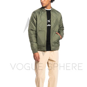 Chaqueta Bomber de Otoño para Hombre, Diseño OEM Profesional, Lona de Primera Calidad, Transpirable, Cuello Alto, Duradera, Último Diseño - Product Image 6