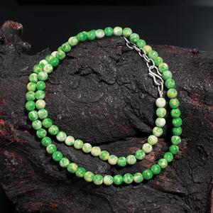 Perles de verre en marbre vert 5-6 Mm, perle verte, perles de verre marbré-perles de verre vert, approvisionnement en gros en verre marbré - Product Image 2