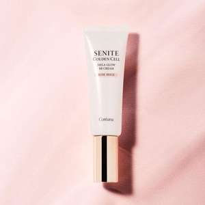 Crème CC Senite Golden Cell Mela Glow Rose Beige avec Effets Blanchissants et Éclaircissants, Poudre Compacte Certifiée Halal - Product Image 5