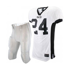 Ensemble d'uniformes de football américain les plus vendus avec maillot respirant et pantalon de jeu renforcé – Uniforme de football américain professionnel - Product Image 3