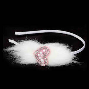 Girls <b>Headband</b> - White - Product Image 2