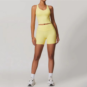 Pantalon taille haute Gym Fitness Set Femmes Active Wear Pilates Yoga Vêtements - Product Image 4