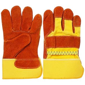 Guantes de Trabajo de Piel de Oveja y Cuero Vacuno para Hombre, Resistentes, con Certificación CE, para Soldadura, Seguridad, Invierno y Deportes - Product Image 6