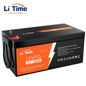 Batterie solaire au lithium LiFePO4 LiTime 12V 300Ah 3840Wh à <span class=keywords><strong>d</strong></span>écharge profonde avec BMS 200A IP65 UN38.3, 4000+ cycles pour <span class=keywords><strong>camping</strong></span>-<span class=keywords><strong>car</strong></span>, camion, APU, marine - Product Image 1
