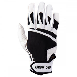 Gants de frappe de baseball en cuir de haute qualité pour adultes Logo personnalisé Durable doux élastique respirant Performance de confort optimal - Product Image 1