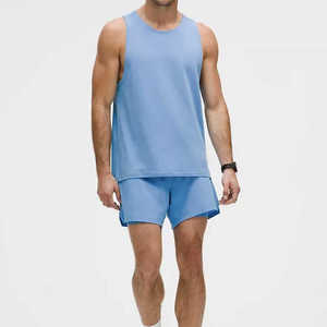 2025 vente en gros de haute qualité hommes respirant col rond Gym gilet Stretch Fit formation débardeur pour hommes - Product Image 4