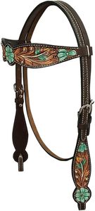 ชุดบังเหียนและสายรัดอกม้าหนังแท้และโลหะ รุ่น Kaamkaaj KKJ01 พร้อมหัวเข็มขัดปลดเร็ว ขนาดปกติ เหมาะสำหรับผู้เริ่มต้นขี่ม้า - Product Image 3