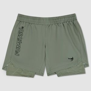 Shorts de compression 2 en 1 pour hommes de haute qualité avec logo personnalisé pour la course à pied, la boxe, l'athlétisme, l'entraînement MMA et la remise en forme - Product Image 5