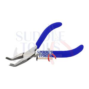 Alicates de acero con diseño ranurado curvado para sujetar, cerrar y empujar anillas de salto y alambres de abalorios, herramientas para la fabricación de joyas D - Product Image 2