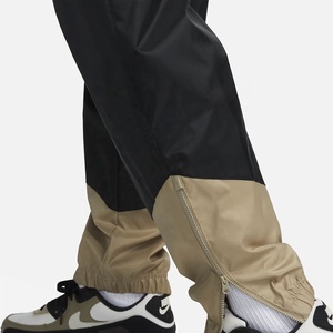 Custom 100% Polyester Men's High Windbreaker Pants Casual Style Sweatpants Canvas Fashionable Windbreaker Tracksuits OEM Service - Product Image 3